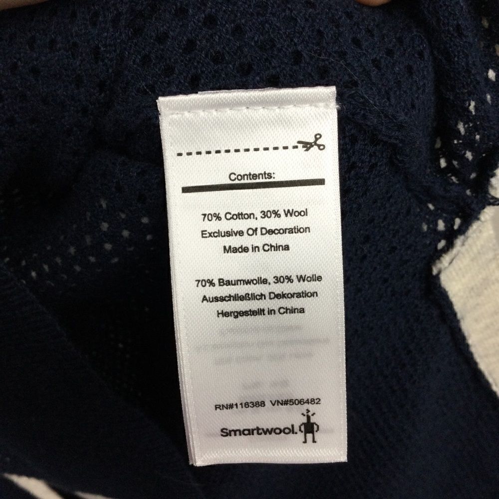 Smartwool Tunic Sweater NWT Navy & Gray Wool V-neck‎ - Picture 9 of 13